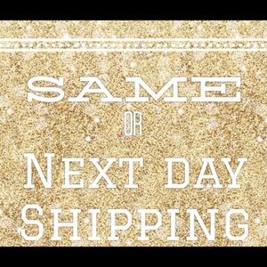 SAME OR NEXT DAY SHIPPING